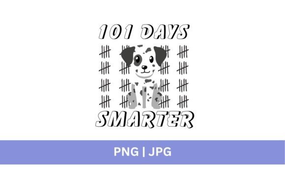 101 Days Dalmatian SVG: Graphics for T-Shirt Designs