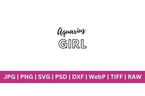 Aquarius Girl SVG for Graphics & T-Shirt Designs