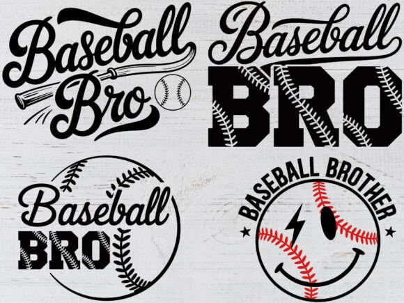 Baseball Bro SVG: Graphics for T-Shirt Designs