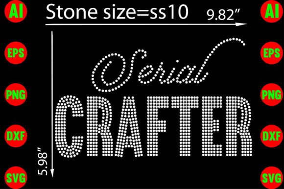 Serial Crafter Rhinestone Templates: Graphics for T-Shirt Designs