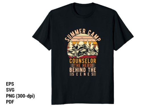 Summer Camp Counselor the Hero Behind Graphics and T-Shirt Designs