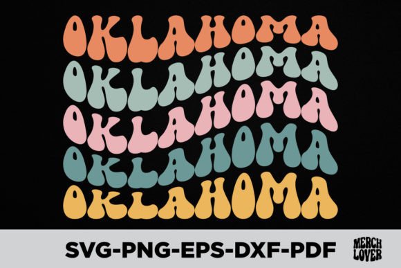 USA Groovy Oklahoma Graphics & T-Shirt Designs