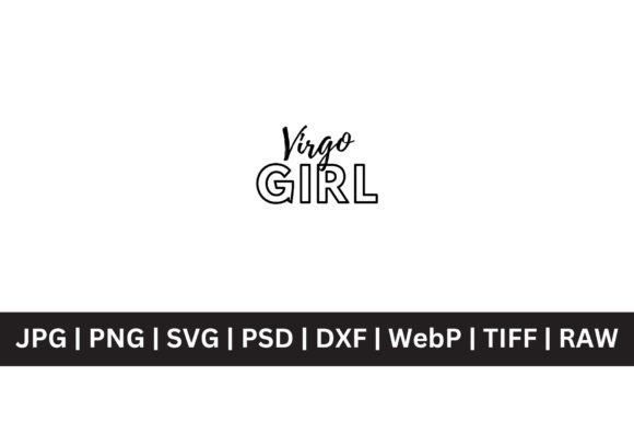 Virgo Girl SVG: Graphics for T-Shirt Designs